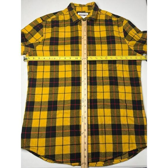 Amazon Essentials Men’s Cotton Plaid Shirt Long Sleeve Regular Fit Buttoned Sz M - Picture 6 of 11